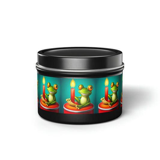 Muhlacrew frog Tin Candles