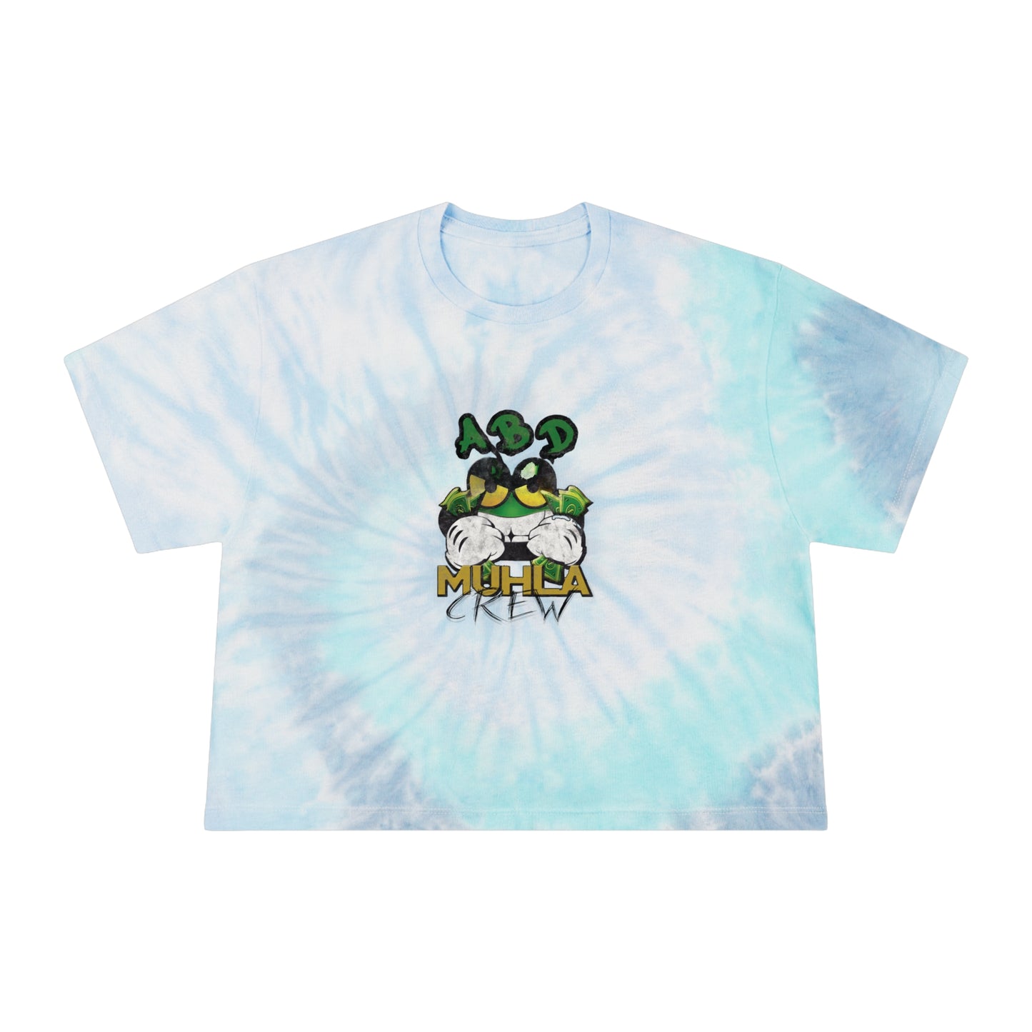 Muhlacrew Women's Tie-Dye Crop Tee