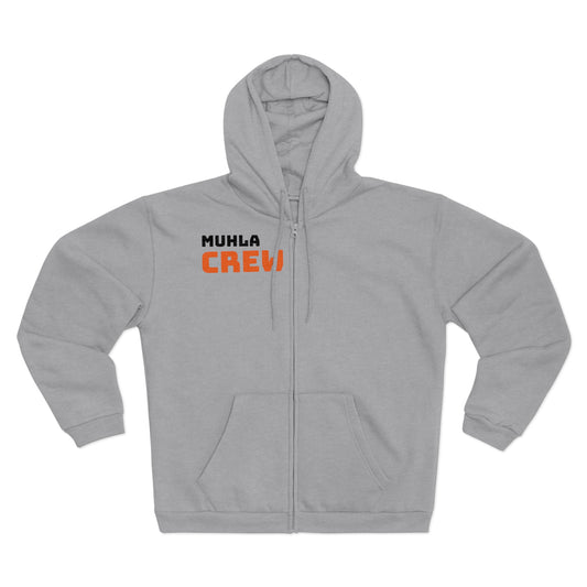 Muhlacrew Unisex Hooded Zip Sweatshirt