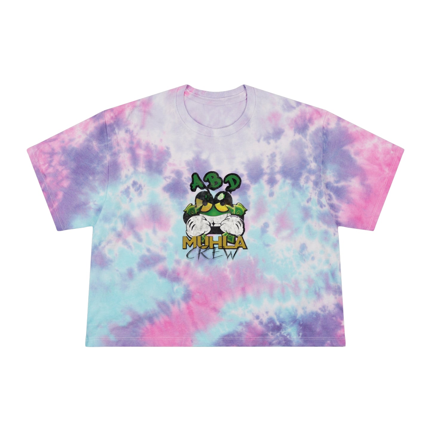 Muhlacrew Women's Tie-Dye Crop Tee